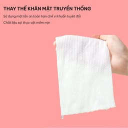 Khăn mặt khô Gumi, khăn lau đa năng dùng một lần lau khô, lau ướt 7