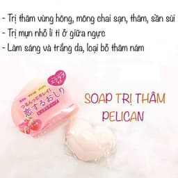 Xà bông giảm thâm mông Pelican Peach Hip Care Nội Địa Nhật Bản bánh 80gram 4