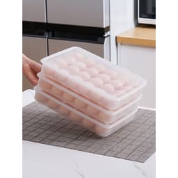Hộp đựng trứng gà vịt tiện dụng AMIZIN Hộp đựng trứng 24 quả trong tủ lạnh bảo quản lâu 8