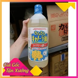 Dầu ăn hoa cải Ajinomoto Nhật Bản chai 1L 8