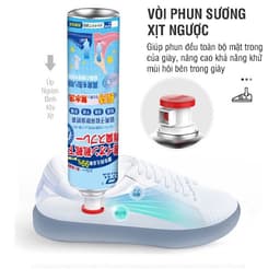 Bình Xịt Khử Mùi Hôi Chân Hôi Giày Hạn Chế MỒ HÔi CHÂN Kháng Khuẩn Mát Lạnh Hương Thêm Giữ Cực Lâu Dài 6