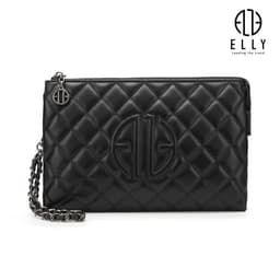 [Tặng hộp 20.10] Clutch nữ ELLY EC57 ví cầm tay da thật cao cấp dự tiệc công sở thời trang sang trọng 3