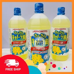 Dầu ăn hoa cải Ajinomoto Nhật Bản chai 1L 3