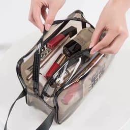 Túi mỹ phẩm sét 3 trong suốt đựng đồ du lịch thời trang GIA DỤNG VĨNH NGÂN 3