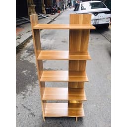 (Hỏa Tốc)Kệ Sách Gỗ 5 Tầng, Kệ gỗ góc tường 5