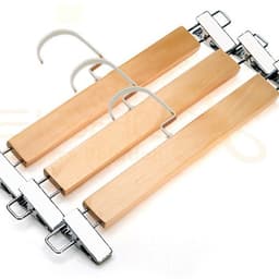 Móc kẹp gỗ vàng cao cấp 32cm (10 móc) 5