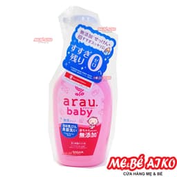NƯỚC RỬA BÌNH THẢO MỘC  ARAU BABY NHẬT BẢN BÌNH 500ML 3