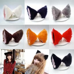 Kẹp tai hồ ly mèo bờm tai thú ngộ nghĩnh dễ thương cosplay 3