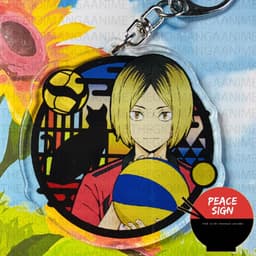 (Mua 1 tặng 1) Móc khóa HAIKYUU!! Vua Bóng Chuyền ver HÌNH TRÒN anime chibi Mica trong acrylic 4