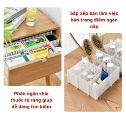 Set 4 Thanh chia ngăn tủ quần áo, ngăn kéo bàn làm việc sắp xếp đồ đạc gọn gàng 37x11cm gdgs66 2
