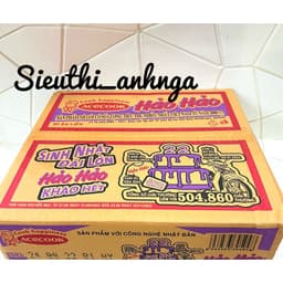 Thùng Mì Tôm Hảo Hảo Chua Cay/Mì Xào 30 gói x 75g 3