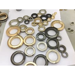 Khoen ore mắt cáo Bằng hợp kim chống gỉ cao cấp Sáng bóng Nhiều size Bịch 20 cái Có long đền Phụ liệu may mặc túi xách 1