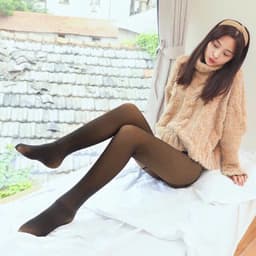 Quần tất 3D 6S Jingcui Cả Bàn Lót Nỉ Co Dãn Siêu Đẹp Siêu Ấm Áp Mùa Đông  { M509 } 4