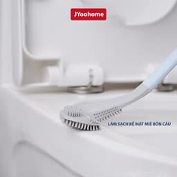 Chổi Cọ Nhà Vệ Sinh JYoohome Cây Cọ Toilet Bồn Cầu Bằng Silicon Tiện Ích Vệ Sinh Nhà Cửa 5