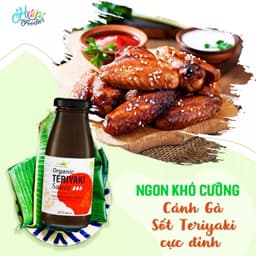 Sốt Teriyaki Hữu Cơ Lumlum 200ml cho bé 12m+ 05/2027 5