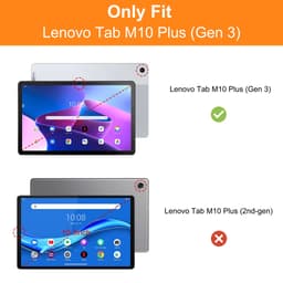 [Ảnh Thật] Bao da MTB Lenovo Xiaoxin Pad 2022/ Tab M10 PLUS GEN 3 10.6" TB-125 TB-128 Gấp 3 Khúc Lưng Cứng Có Nam Châm 2