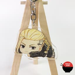 (mua 1 tặng 1) Móc khóa in hình TOKYO REVENGERS ver NẰM Kịch Trường Của Takemichi anime chibi Mica trong acrylic 2