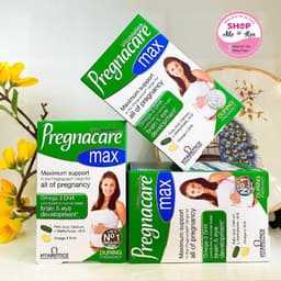 [Mẫu Mới+Date 2028] Vitamin tổng hợp Bầu Pregnacare Max 84 viên giúp mẹ bầu khỏe, không thiếu máu, đỡ nghén 3