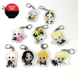 (mua 1 tặng 1) ( EM BÉ ) Móc khóa in hình TOKYO REVENGERS Kịch Trường Của Takemichi anime chibi Mica trong acrylic 1