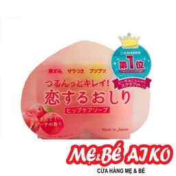 Xà bông giảm thâm mông Pelican Peach Hip Care Nội Địa Nhật Bản bánh 80gram 1