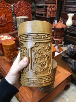 Hộp đựng trà ( chè) gỗ hương liền khối 2