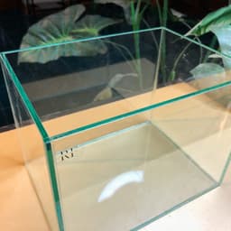 Bể Cá Mini Kích Thước 20x15x15cm Dùng Nuôi Cá Betta Dán Dấu Keo Mài Vi Tính | RF Aquarium 7