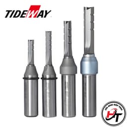 Mũi phay CNC cắt gỗ dao phay 3 cánh , 2 me thẳng và Xoắn TCT Tideway 3,4,5,6,8mm MCCNC-TW 6