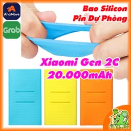 [150 x 70 x 24mm] Bao Silicon Bọc Bảo Vệ Cho Pin DP Xia0mi Gen 2C 20.000mAh 2018 QC3.0 Chính Hãng 1