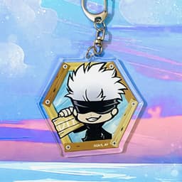 ( Mua 1 tặng 1) Móc khóa in hình JUJUTSU KAISEN ver XÂY DỰNG anime chibi xinh xắn Mica trong acrylic 5