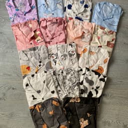 Đồ Ngủ Nữ Ngắn Tay - Pyjama Nữ - Bộ Ngủ Quần Đùi Cộc Tay Mặc Nhà Chất Kate Lụa Mềm Mát 4