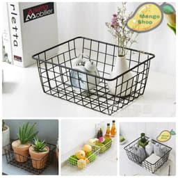 Rổ sắt décor trang trí chụp ảnh ( Giỏ sắt đựng đồ cá nhân xinh xắn ) 4