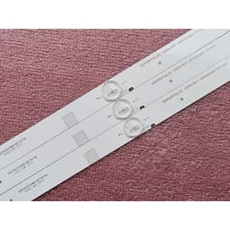 BỘ THANH ĐÈN LED TIVI SHARP 40LE280 40LE380, HÀNG MỚI 100%, BỘ 3 THANH, MỖI THANH 6 BÓNG 3V, DÀI 77,5cm 4