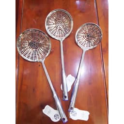 Chao vớt thức ăn inox cao cấp hàng dày sang bóng 5