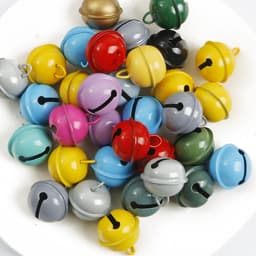 Set 5/10c Quả Chuông Treo Kim Loại Màu Ngẫu Nhiên - Phụ Kiện Làm Đồ DIY, Trang Trí Móc Khóa, Vòng Cổ Thú Cung 1