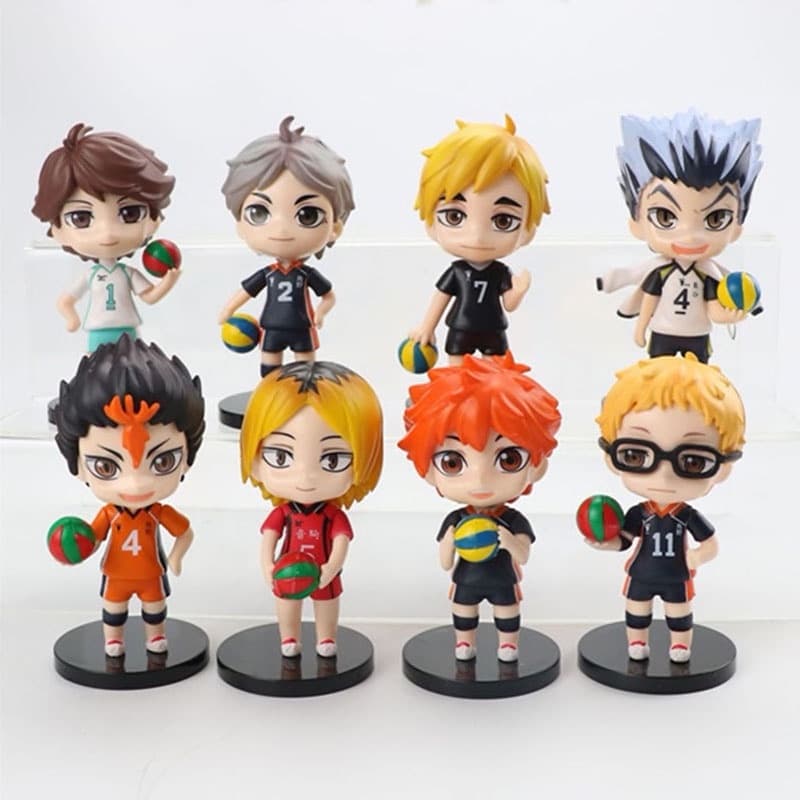 (Ngẫu nhiên 1 mẫu) Mô hình Haikyuu Vua bóng chuyền Kenma Oikawa Tsukishima Bokuto Sugawara Hinata Atsumu Nishinoya