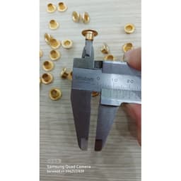 1KG Khoen ore mắt cáo 5mm Sắt xi màu Khuy ore mắt cáo bấm bạt, túi giấy Không long đền 3