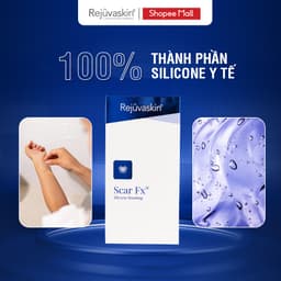 [3.75x7.5cm] Miếng Dán Sẹo Lồi Rejuvaskin Scar FX - Ngăn Ngừa & Ép Sẹo Phì Đại 4