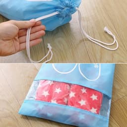 Túi vải đựng giày,đi du lịch tiện lợi,chống bẩn 6