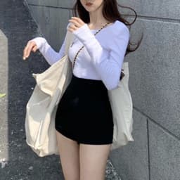 Quần Short Dance Lưng Cao Co giãn vải umi hàn cho nữ m832 3