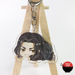 (mua 1 tặng 1) Móc khóa in hình TOKYO REVENGERS ver NẰM Kịch Trường Của Takemichi anime chibi Mica trong acrylic 4