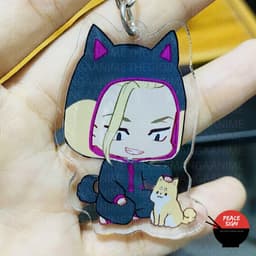 (Mua 1 tặng 1) Móc khóa mica TOKYO REVENGERS ver MẶC ĐỒ THÚ anime chibi xinh xắn Kịch Trường Của Takemichi 2
