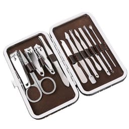 Bộ Chăm Sóc Cá Nhân 12 Món Cao Cấp : Bấm Móng, Kiềm Cắt, Lấy Ráy Tai, Kéo Tỉa Lông Mày – Hộp Da Sang Trọng, Thanh Lịch 3