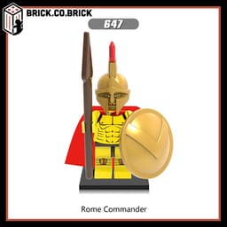 Lính Roma Trung Cổ nhân vật Hiệp sĩ mô hình Sáng tạo Lâu Đài Nhân vật nhỏ X0164 6