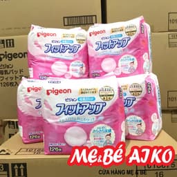 (Gói Tiết Kiệm) Miếng lót thấm sữa Pigeon 126 miếng Tặng Thêm 10 Miếng Hàng Nội Địa Nhật 4