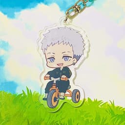 (mua 1 tặng 1) ( Mica ) Móc khóa in hình TOKYO REVENGERS Kịch Trường Của Takemichi ver XE ĐẠP anime chibi xinh xắn 6