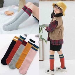 Set 10 đôi tất kể viền cổ cao giả bốt cho bé đủ màu mix váy cực xinh 3