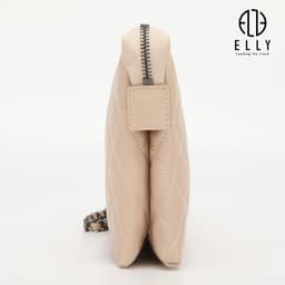 [Tặng hộp 20.10] Clutch nữ ELLY EC57 ví cầm tay da thật cao cấp dự tiệc công sở thời trang sang trọng 4