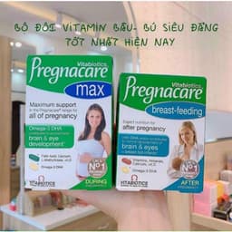 [Mẫu Mới+Date 2028] Vitamin tổng hợp Bầu Pregnacare Max 84 viên giúp mẹ bầu khỏe, không thiếu máu, đỡ nghén 6
