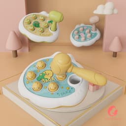 Đồ chơi đập chuột cho bé luyện khả năng phản xạ, phát triển giác quan giai đoạn 1-5 tuổi (2 búa) 5