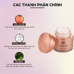 Kem Dưỡng Trắng Da Chiết Xuất Cá Hồi Salmon Oil Cream Cre8Skin 20g - 80g 4